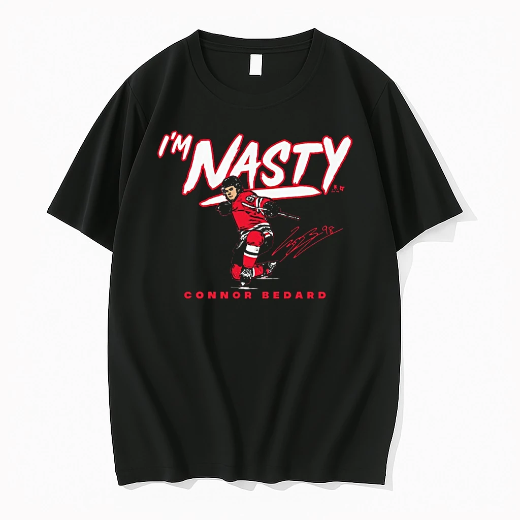 Connor Bedard Im Nasty Chicago Blackhawks Signature Shirts