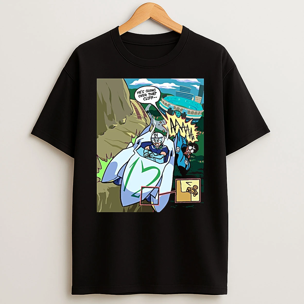Controchoices Crash Nebula Hes Going Over That Cliff Seattle Seahawks Shirts