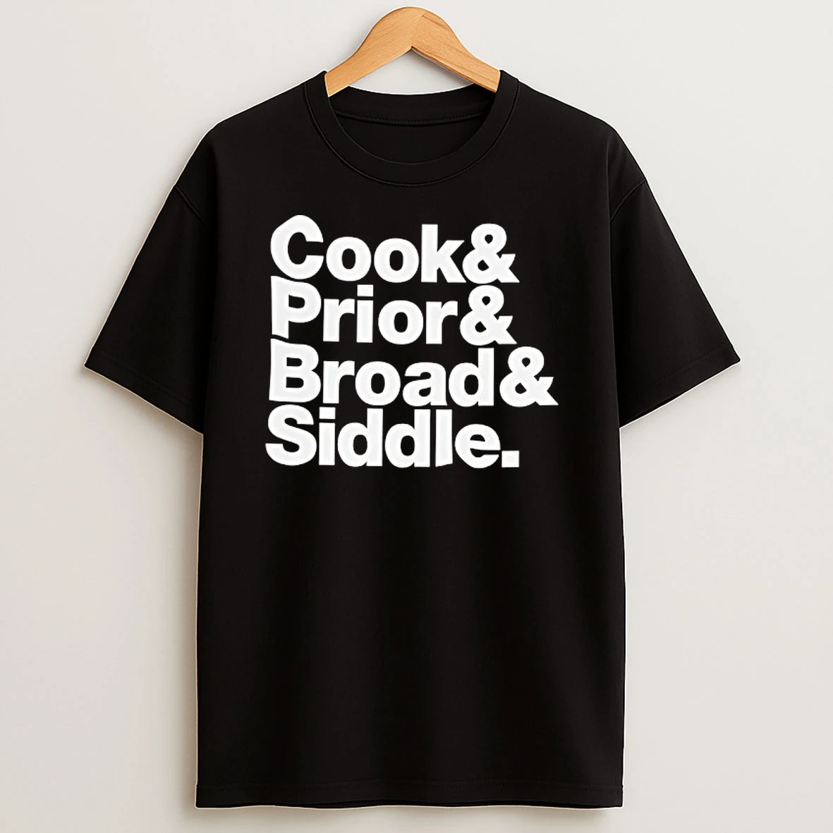 Cook And Prior And Broad And Siddle Shirts