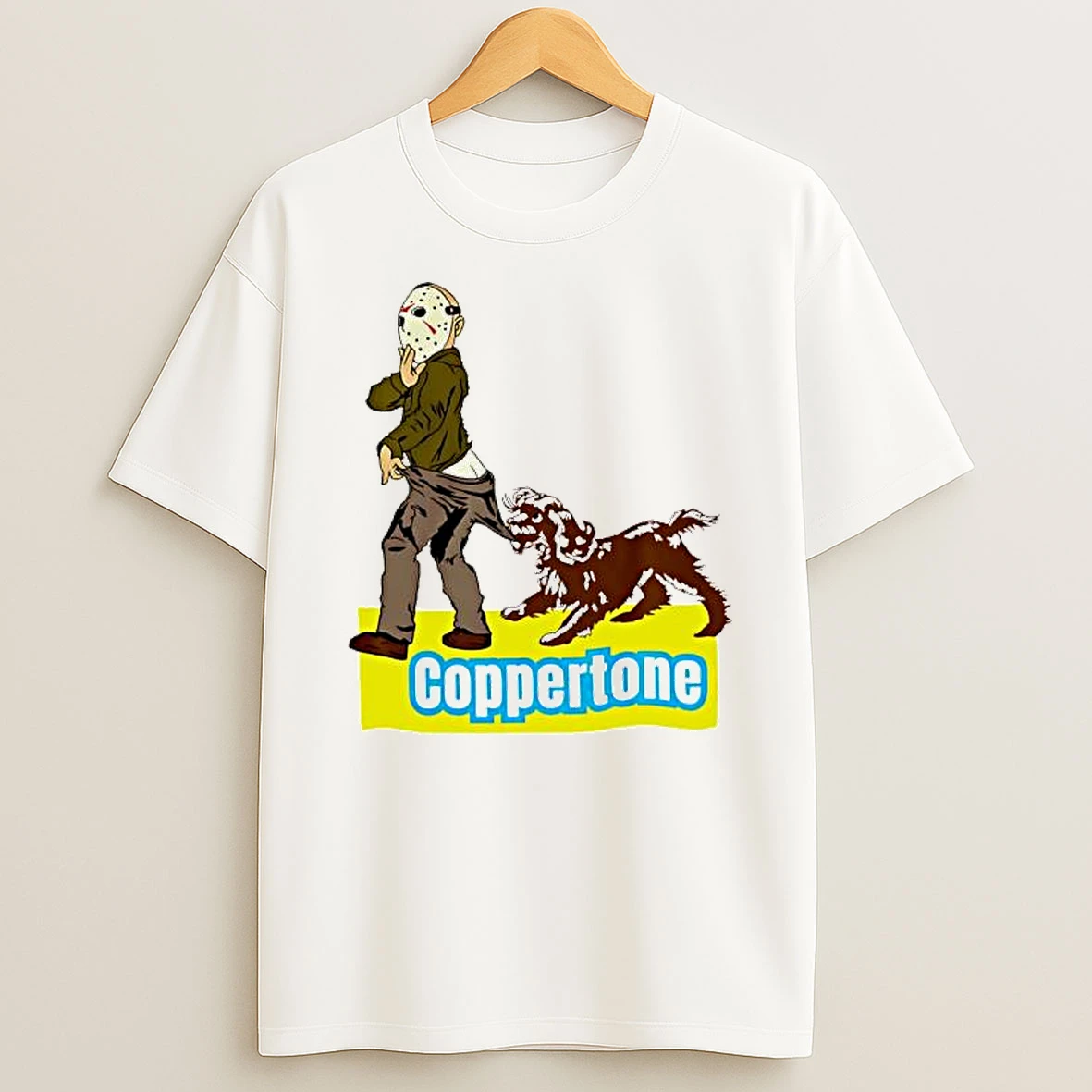Coppertone Mask Dog Graphic Shirts