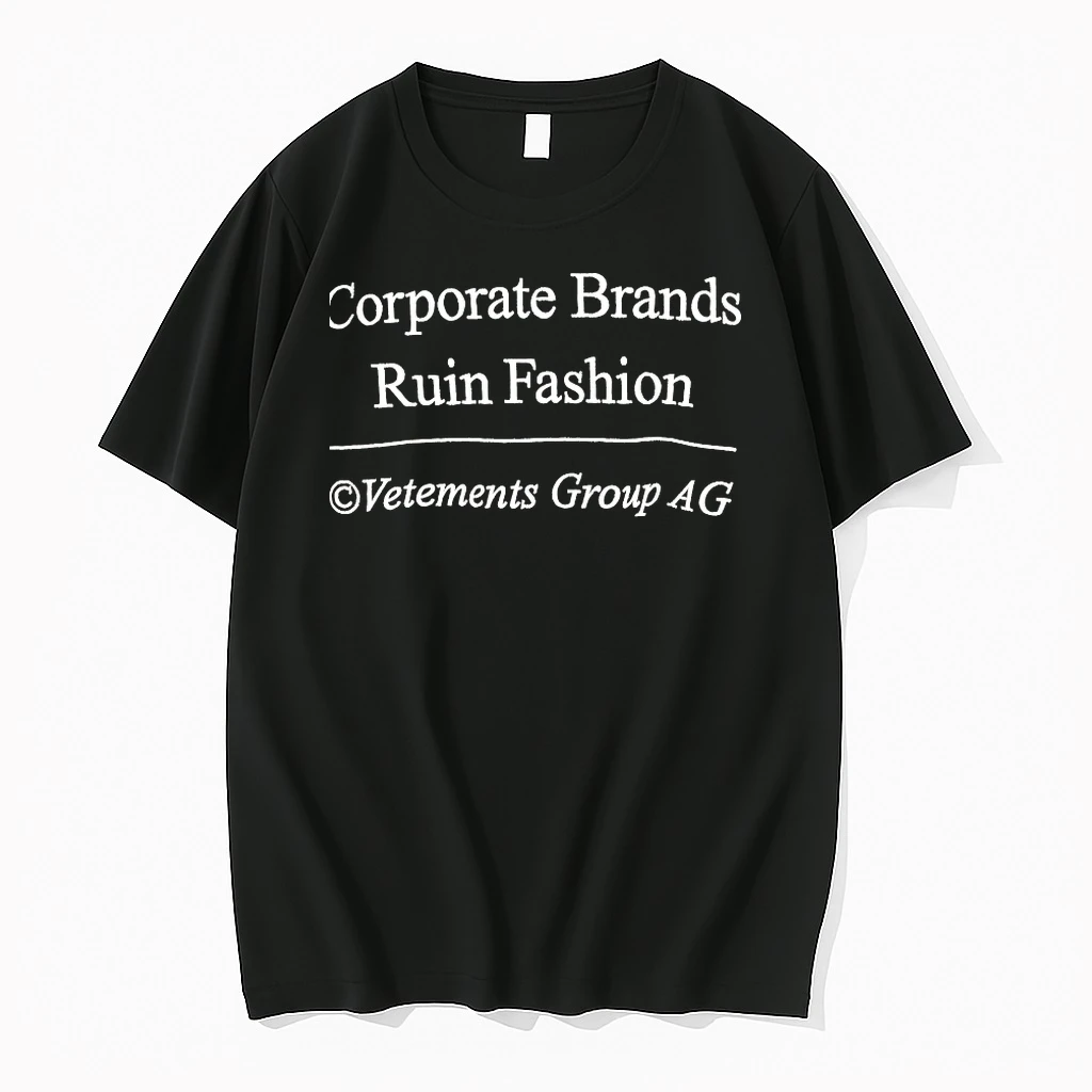 Corporate Brands Ruin Fashion Vetements Group Ag Shirts