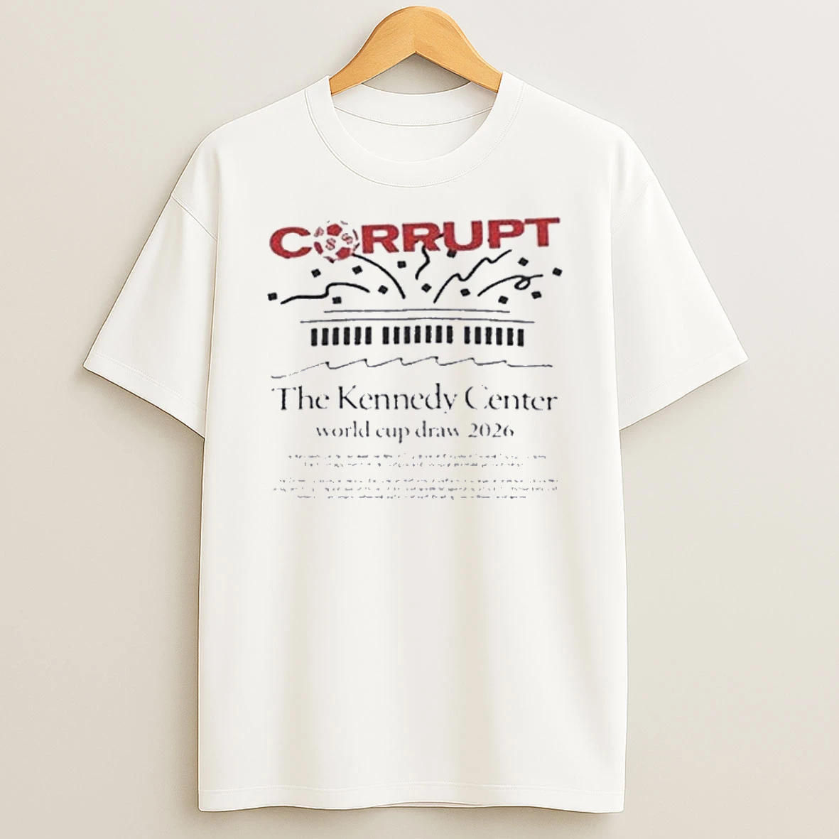 Corrupt World Cup Draw At The Kennedy Center In Washington Dc Shirts