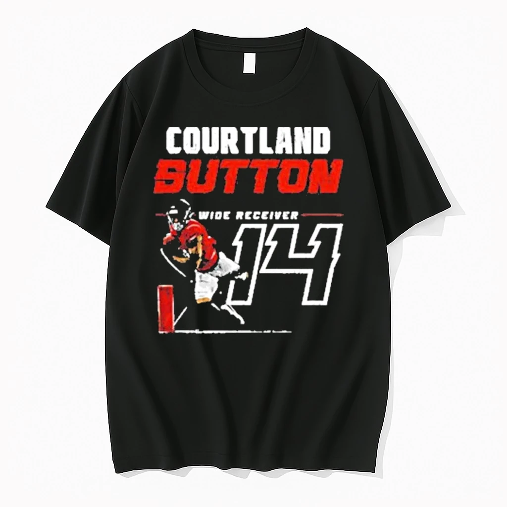Courtland Sutton Denver Broncos Football Wide Receiver Player Name And Number 14 Shirts