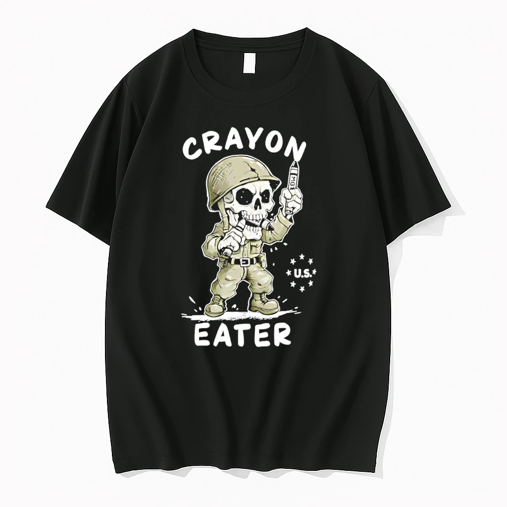 Crayon Eater Skeleton Us Shirts