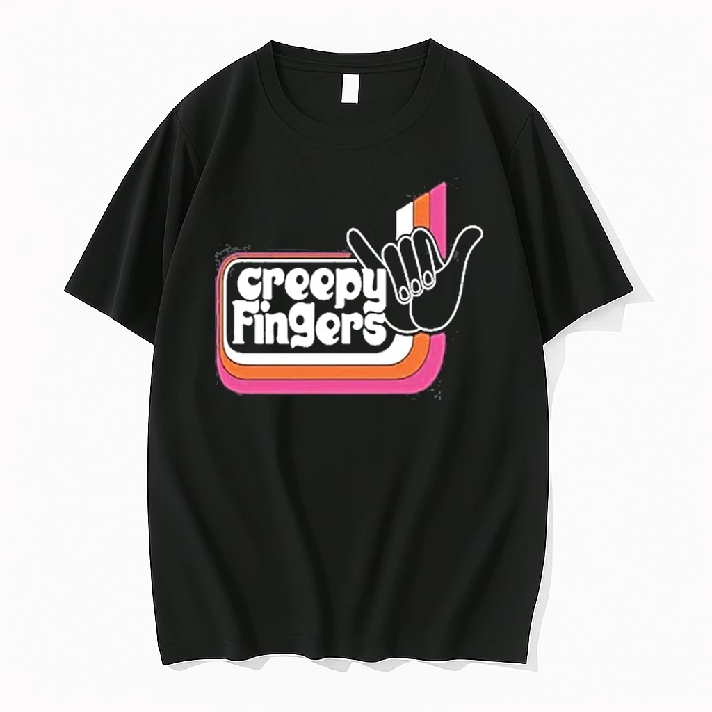 Creepy Fingers Black Aloha 2025 Shirts