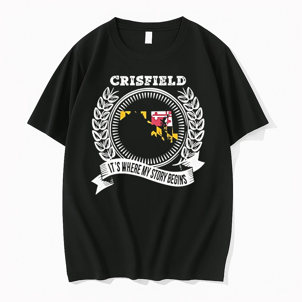 Crisfield Its Where My Story Begins Maryland Flag Shirts