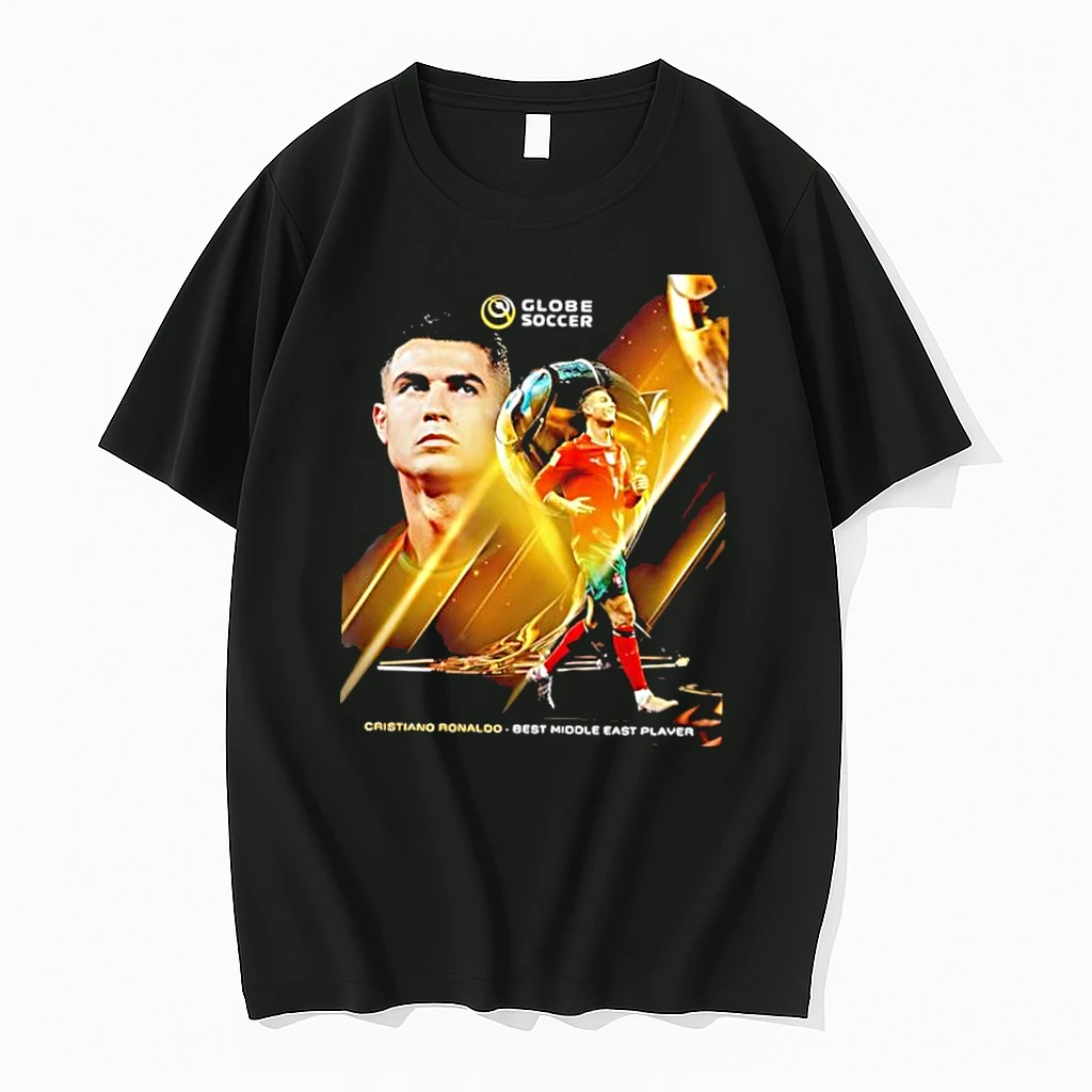 Cristiano Ronaldo Wins Best Middle East Player 2025 Globe Soccer Awards Shirts