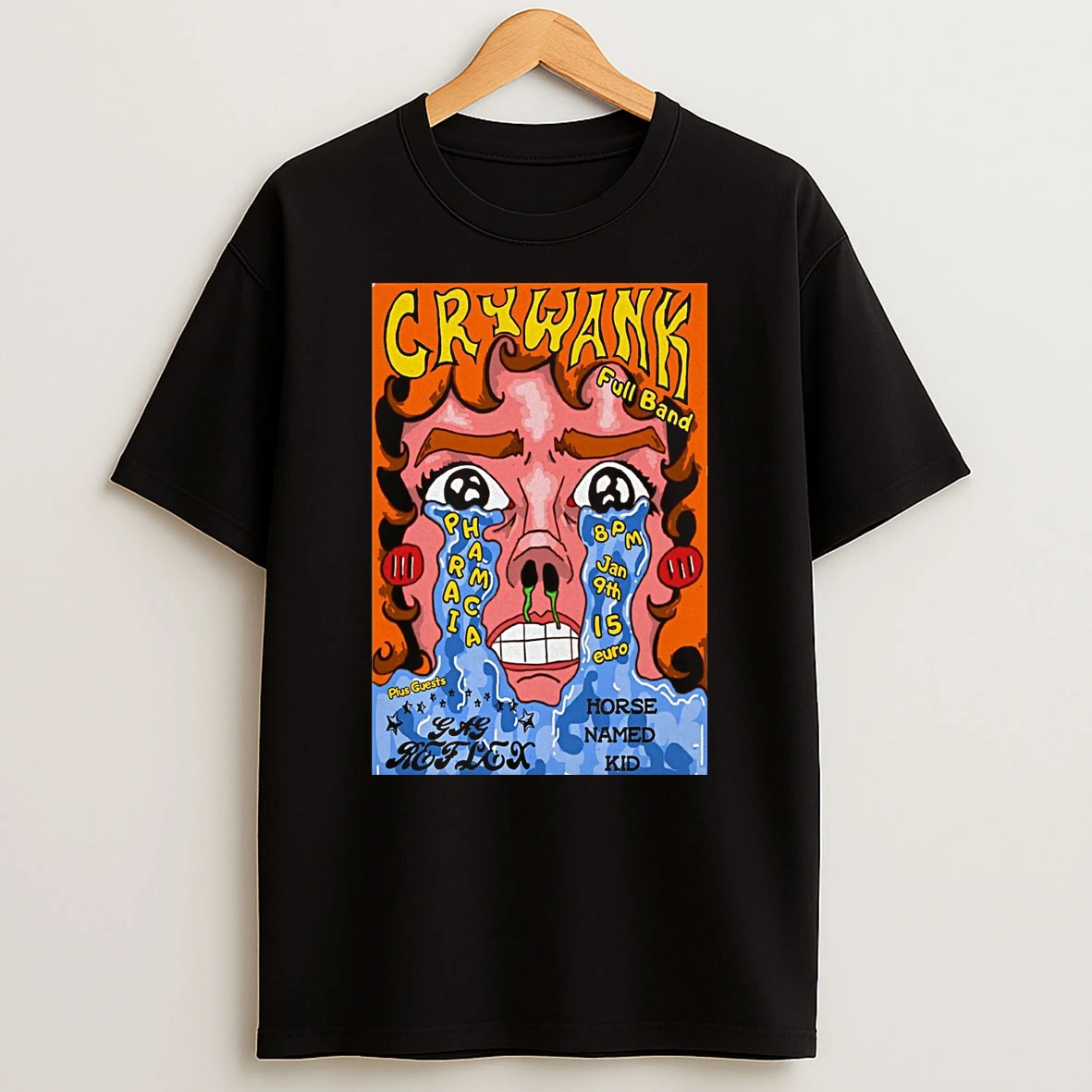 Crywank Full Band January 9 2026 Pharmacia Limerick Ireland Shirts