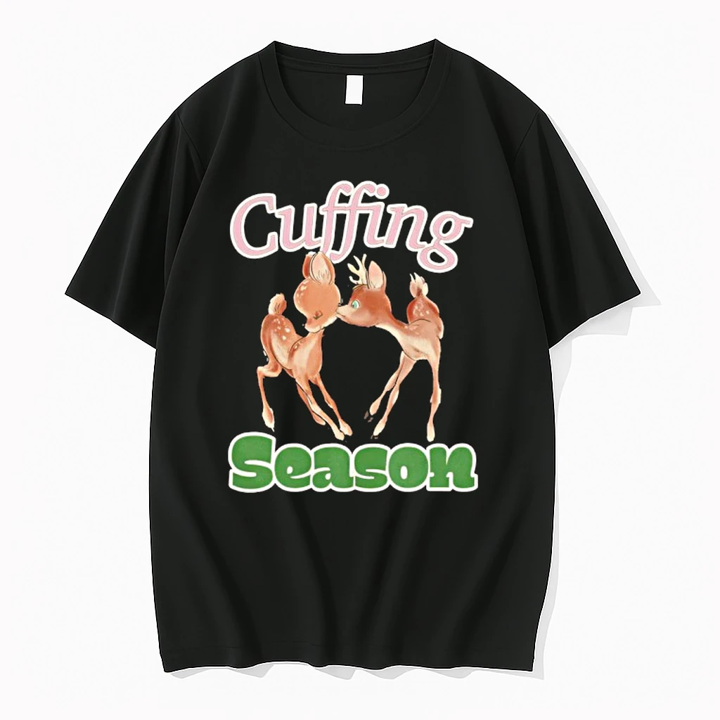 Cuffing Season Two Deer Graphic Shirts