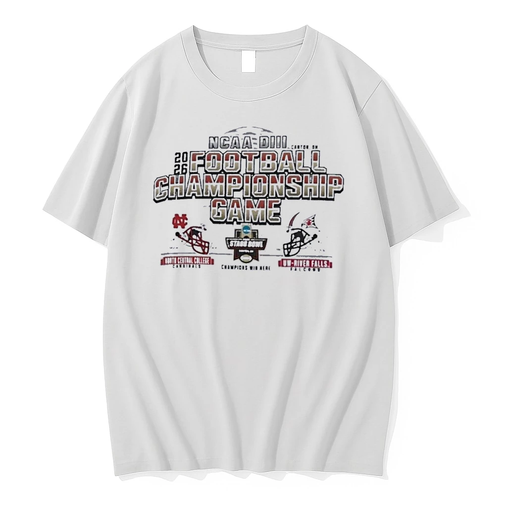 Diii Football Championship Game North Central College Vs Uw River Falls Shirts