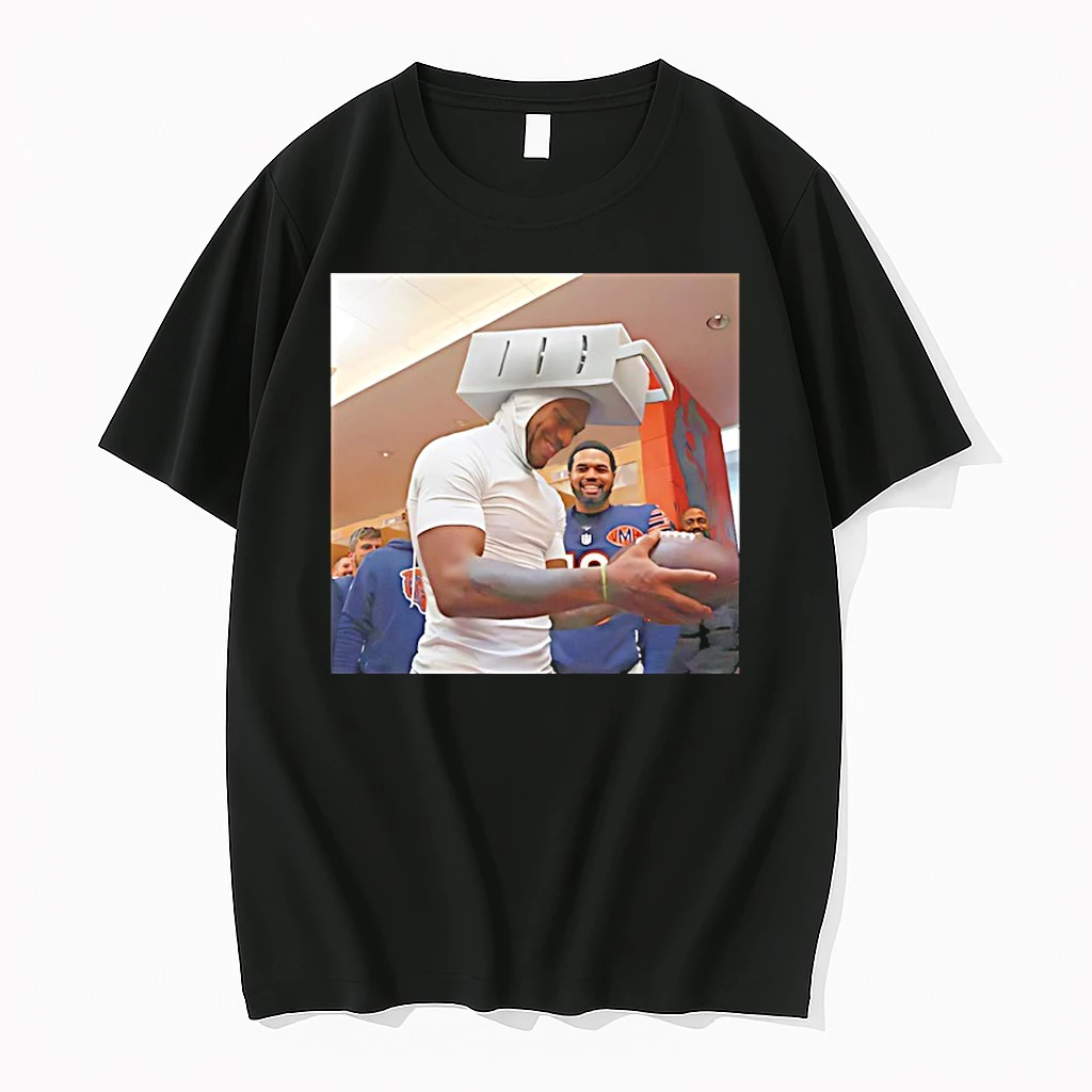 Dj Moore Chicago Bears Wore A Cheese Graphic Shirts