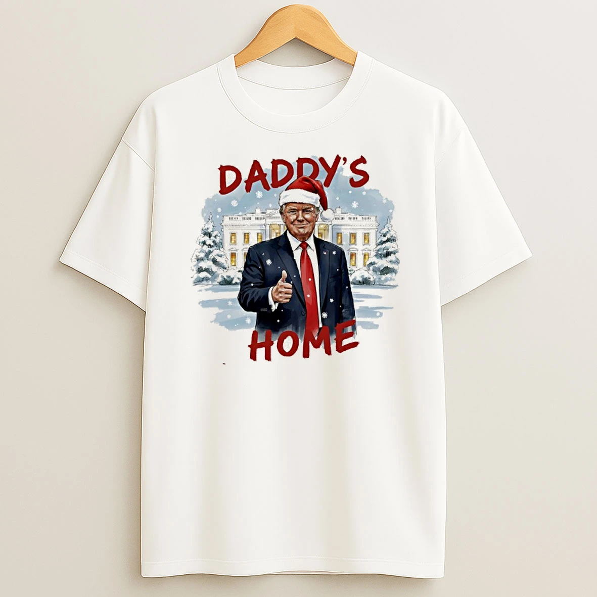 Daddys Home Donald Trump Hat Santa Shirts
