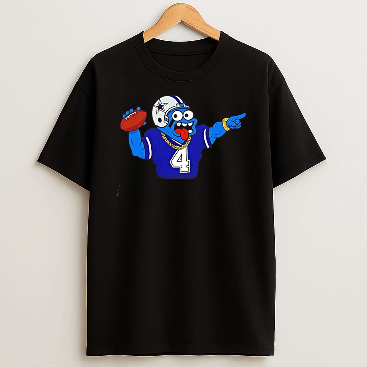 Dak Prescott Dallas Cowboys Monster Toast Cartoon Shirts
