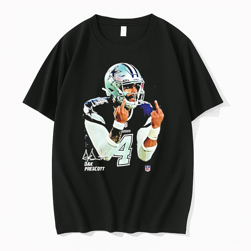 Dak Prescott Middle Finger Dallas Cowboys Signature Shirts
