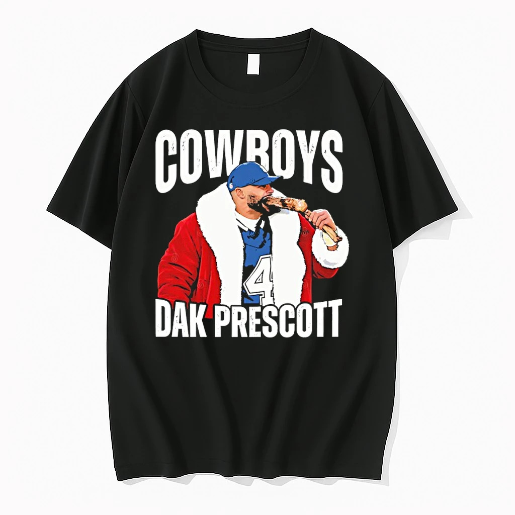 Dak Prescott With Christmas Win Vs Commanders 2025 Graphic Shirts