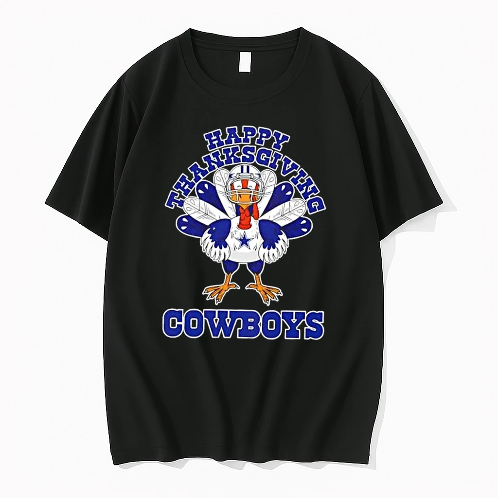 Dallas Cowboys Football X Turkey Happy Thanksgiving Shirts