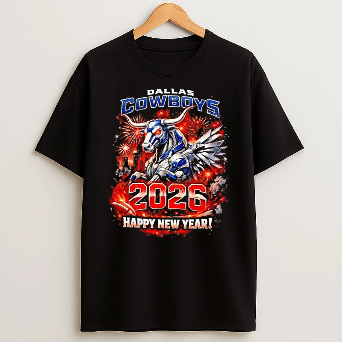 Dallas Cowboys Happy New Year 2026 Skyline Stylish Shirts