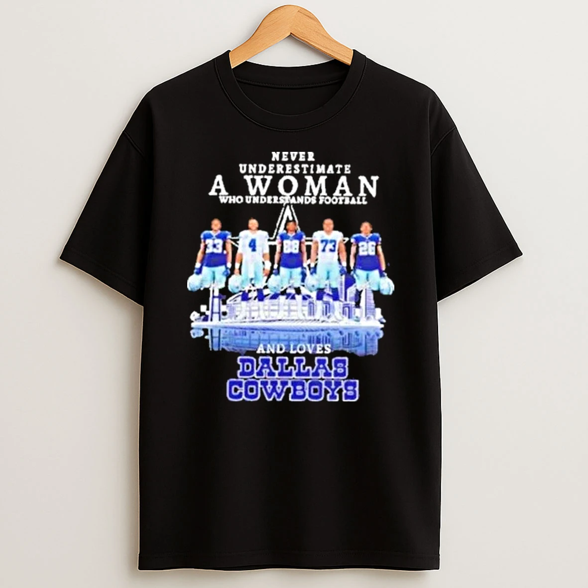 Dallas Cowboys Never Underestimate A Woman Who Understands Football Shirts