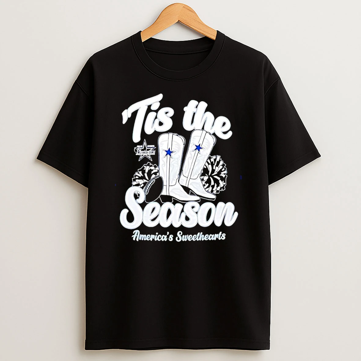 Dallas Cowboys Tis The Season Boots Americas Sweethearts Shirts