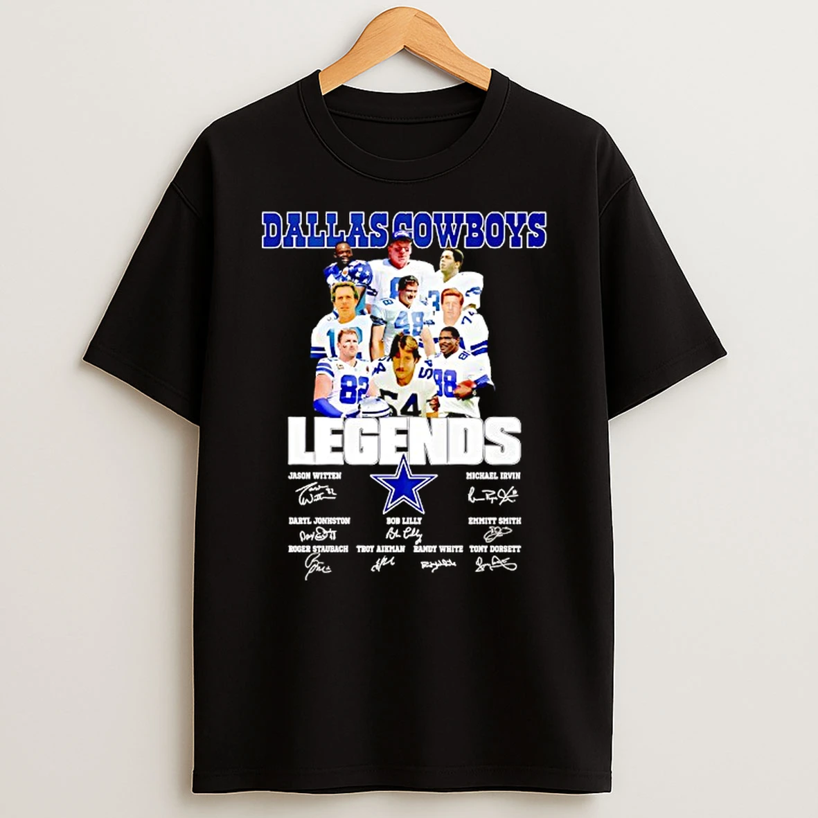 Dallas Cowboys Legends Signature Players Thank You For The Memories Shirts