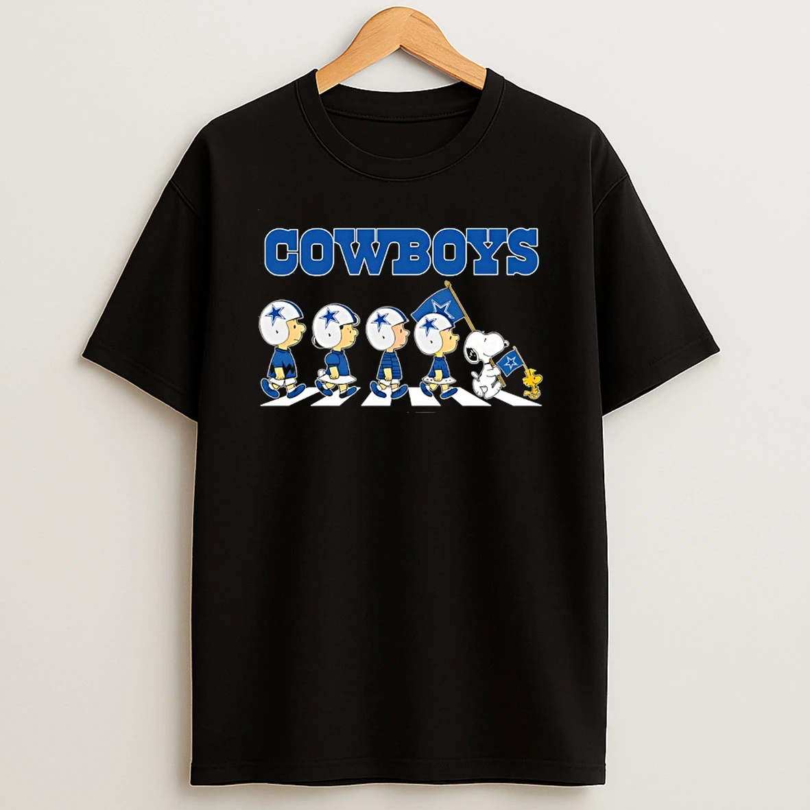 Dallas Cowboys X Peanuts Snoopy Abbey Road Shirts