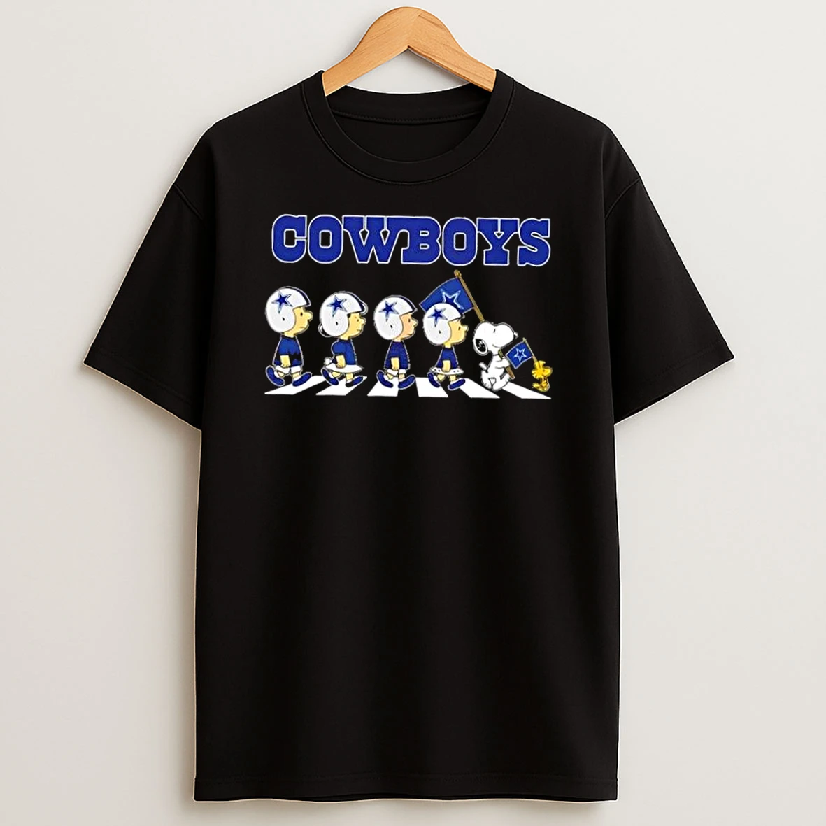 Dallas Cowboys X Peanuts Snoopy And Friends Abbey Road Shirts