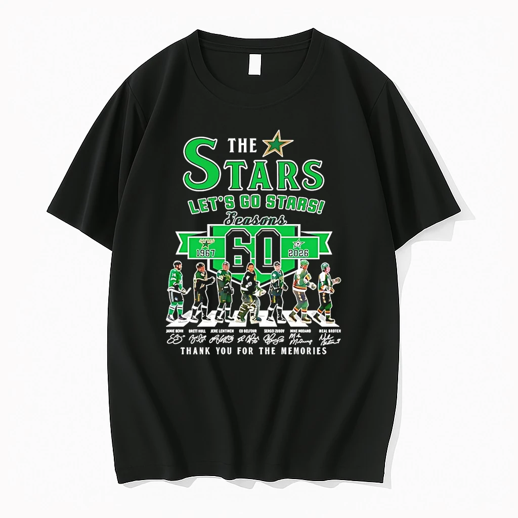 Dallas Stars Minnesota North Stars 60th Anniversary Season Shirts