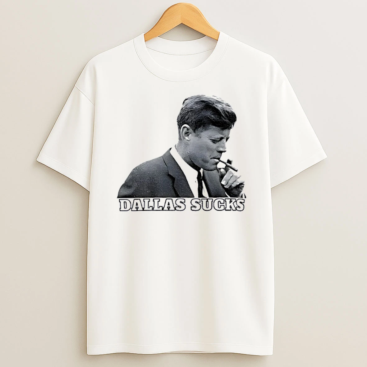 Dallas Sucks Jfk Smoking Cigar Cowboys Nfl Shirts