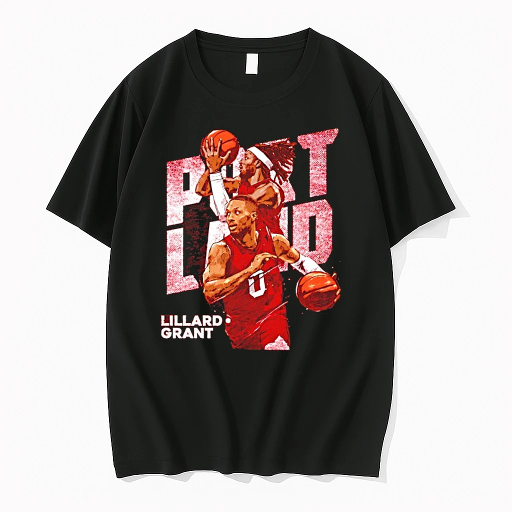 Damian Lillard And Jerami Grant Portland Duo Vintage Shirts