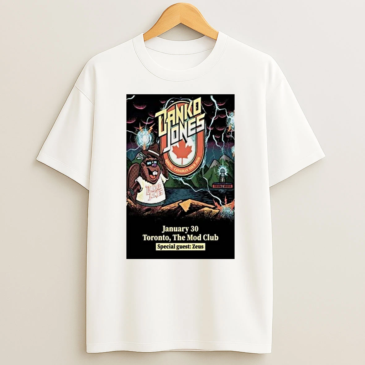 Danko Jones Jan 30 2026 The Mod Club In Toronto On Shirts