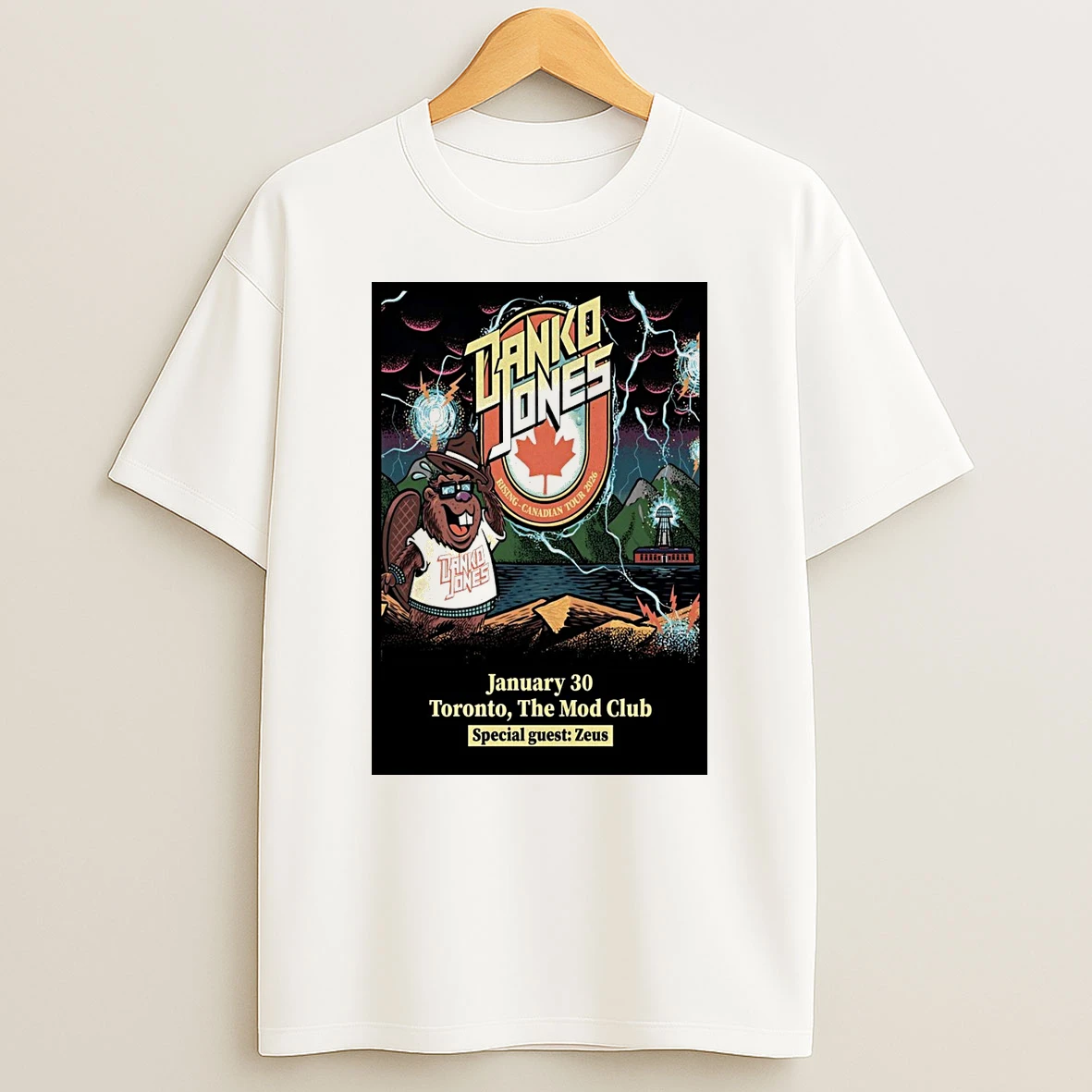Danko Jones January 30 2026 The Mod Club In Toronto On Shirts