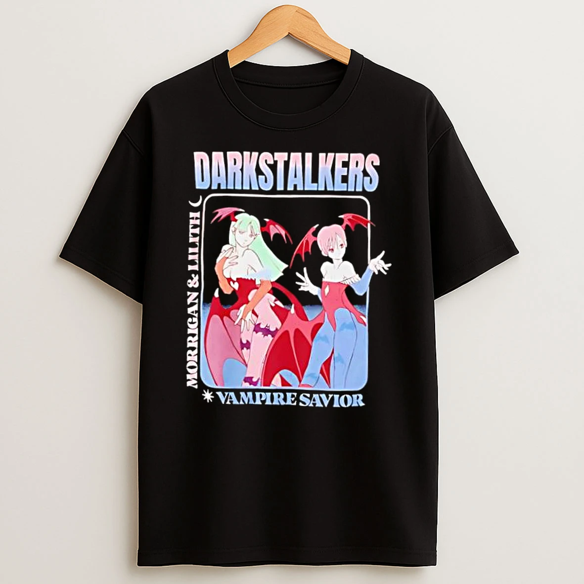 Darkstalkers Morrigan And Lilith Vintage Shirts