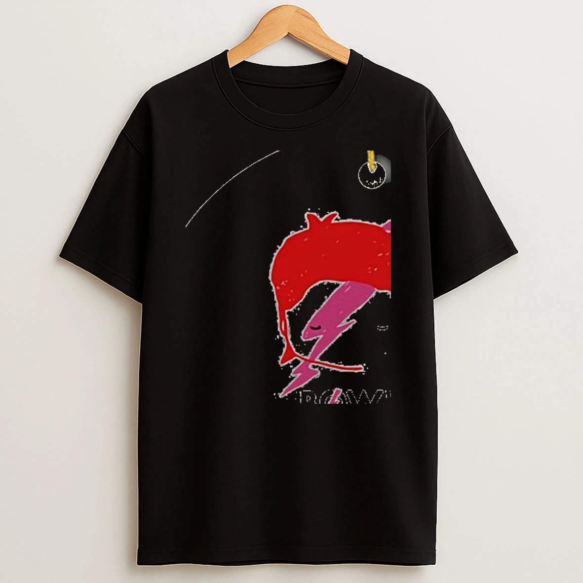 David Bowie Aladdin Sane Lightning Bolt Sketch Shirts