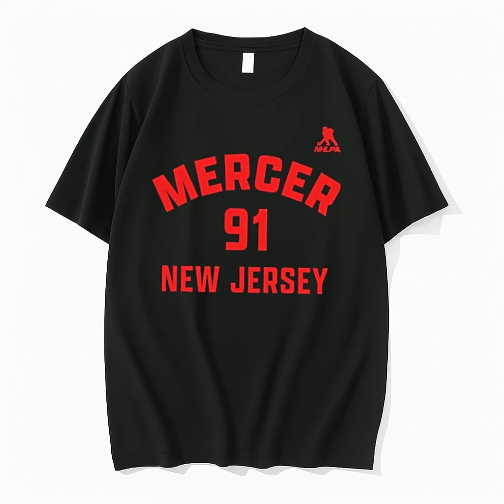 Dawson Mercer New Jersey Name And Number 91 Shirts