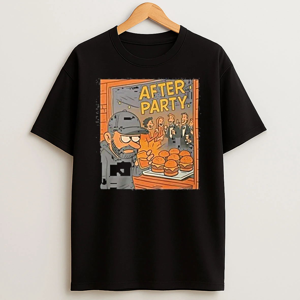 Dax Harwood Wearing After Party Burger Shirts