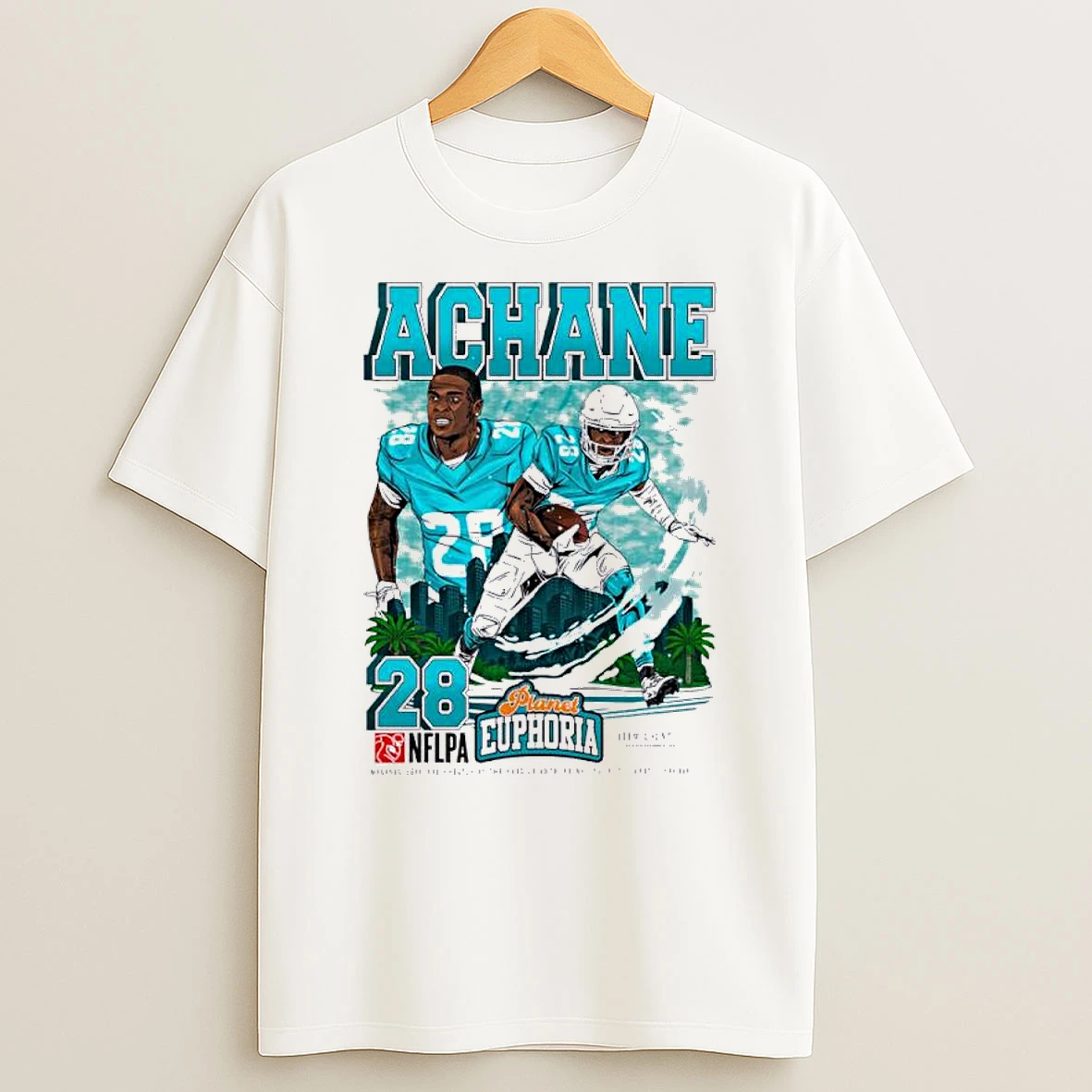 Devon Achane Miami Dolphins Nflpa Player Shirts