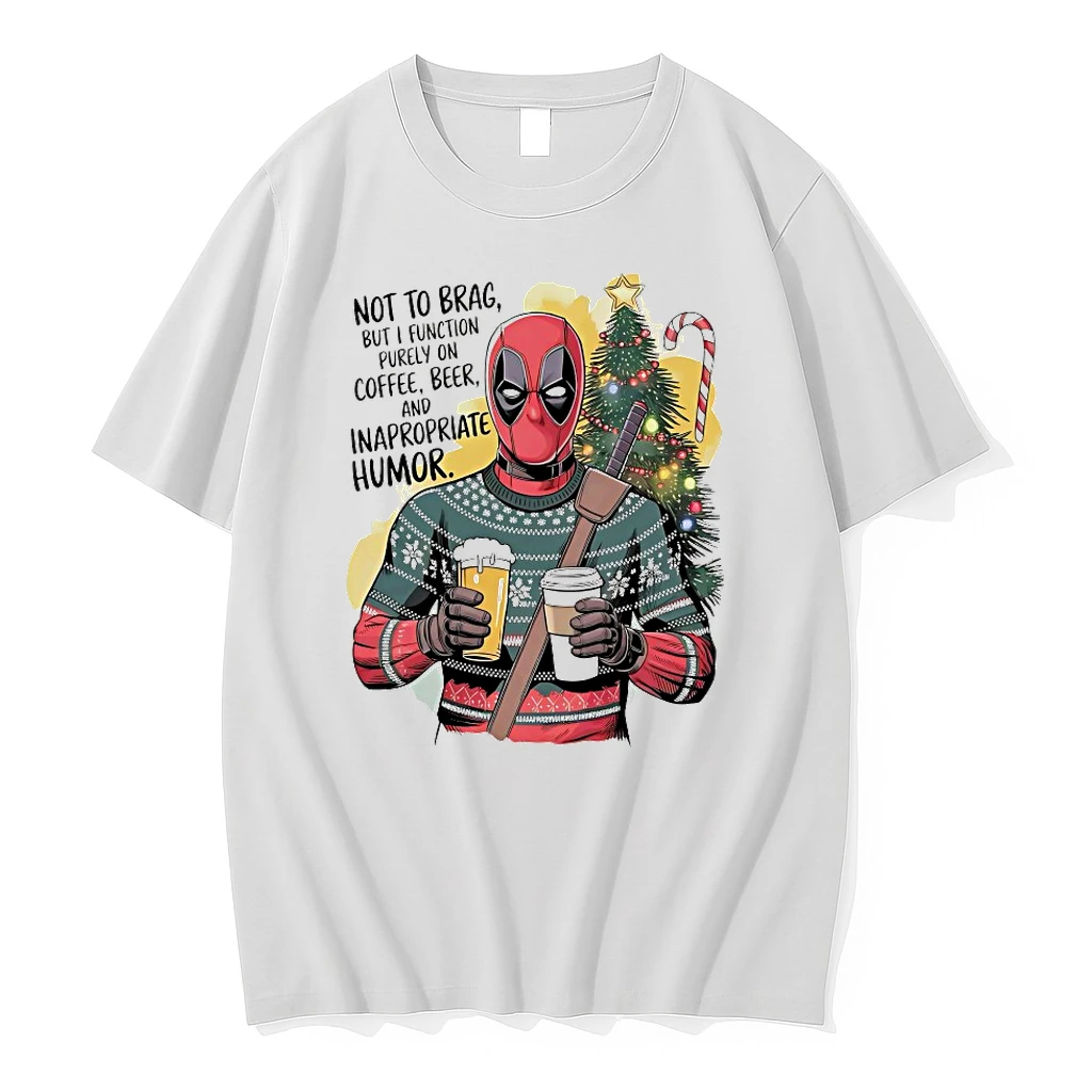 Deadpool Not To Brag But I Function Purely On Coffee Beer Shirts