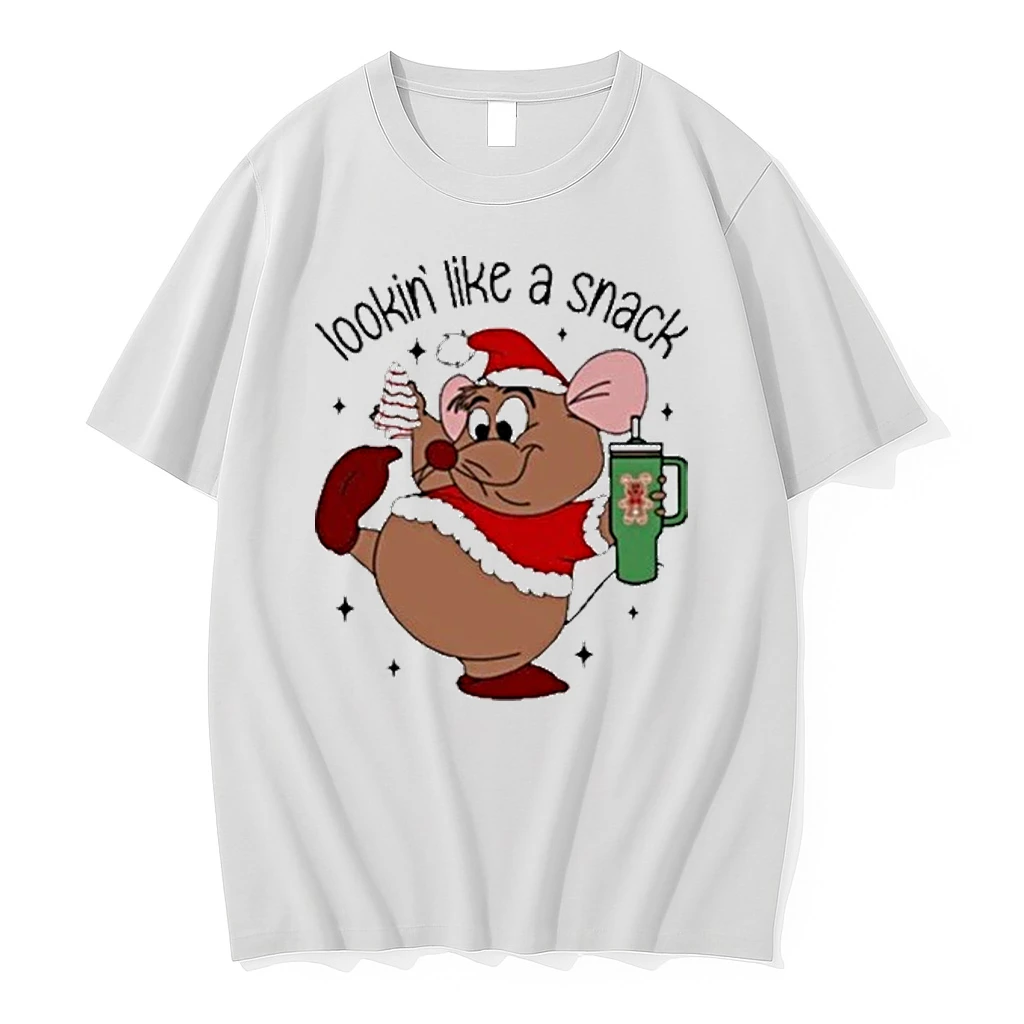 Deanna Looking Like A Snack Christmas Cartoon Mouse Shirts