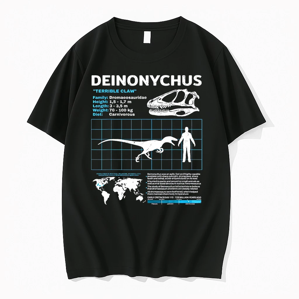Deinonychus Skull Fossil Hunter Shirts