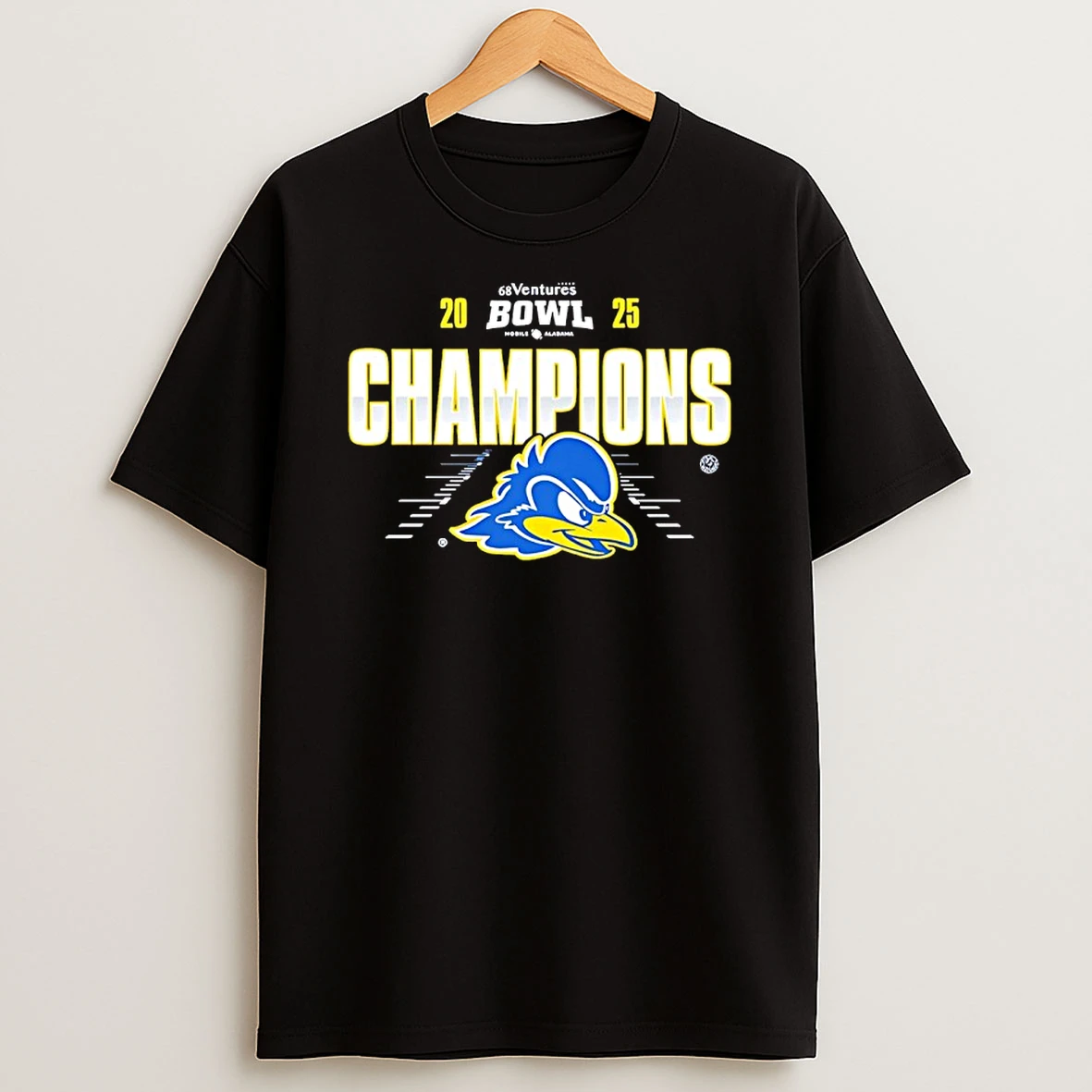 Delaware 2025 68 Ventures Bowl Champions Shirts