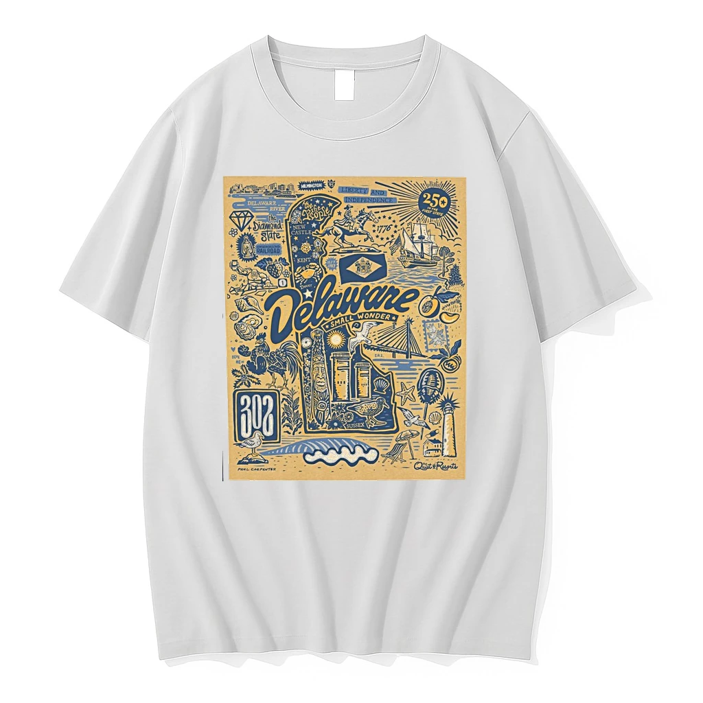 Delaware 250th Anniversary Small Wonder Delaware River The Diamond State Underground Railroad Shirts