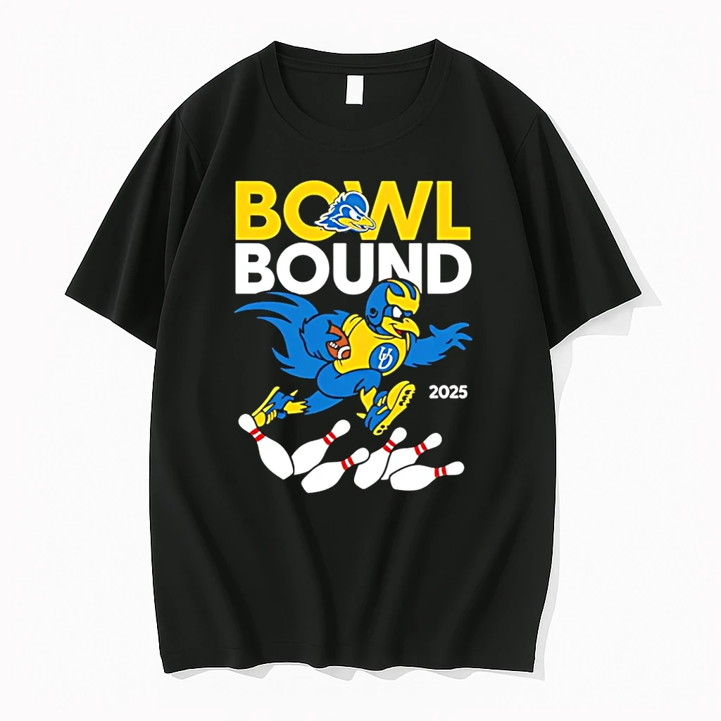 Delaware Blue 2025 Bowl Bound Mascot Bowling Shirts