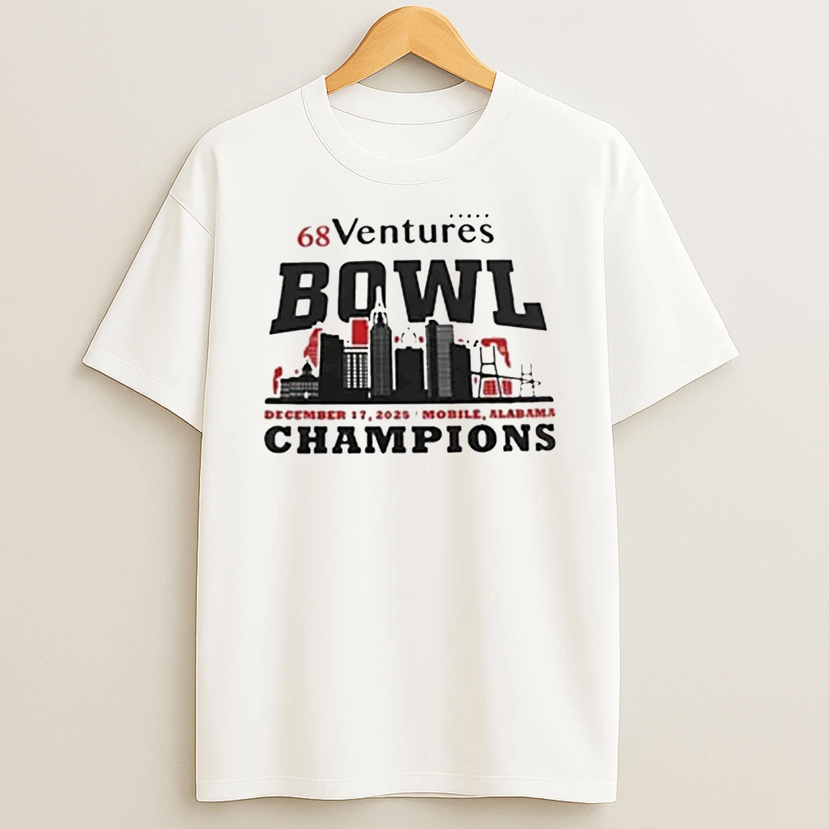 Delaware Fightin Blue Hens 68 Ventures Bowl Champions December 17 2025 Mobile Alabama Shirts