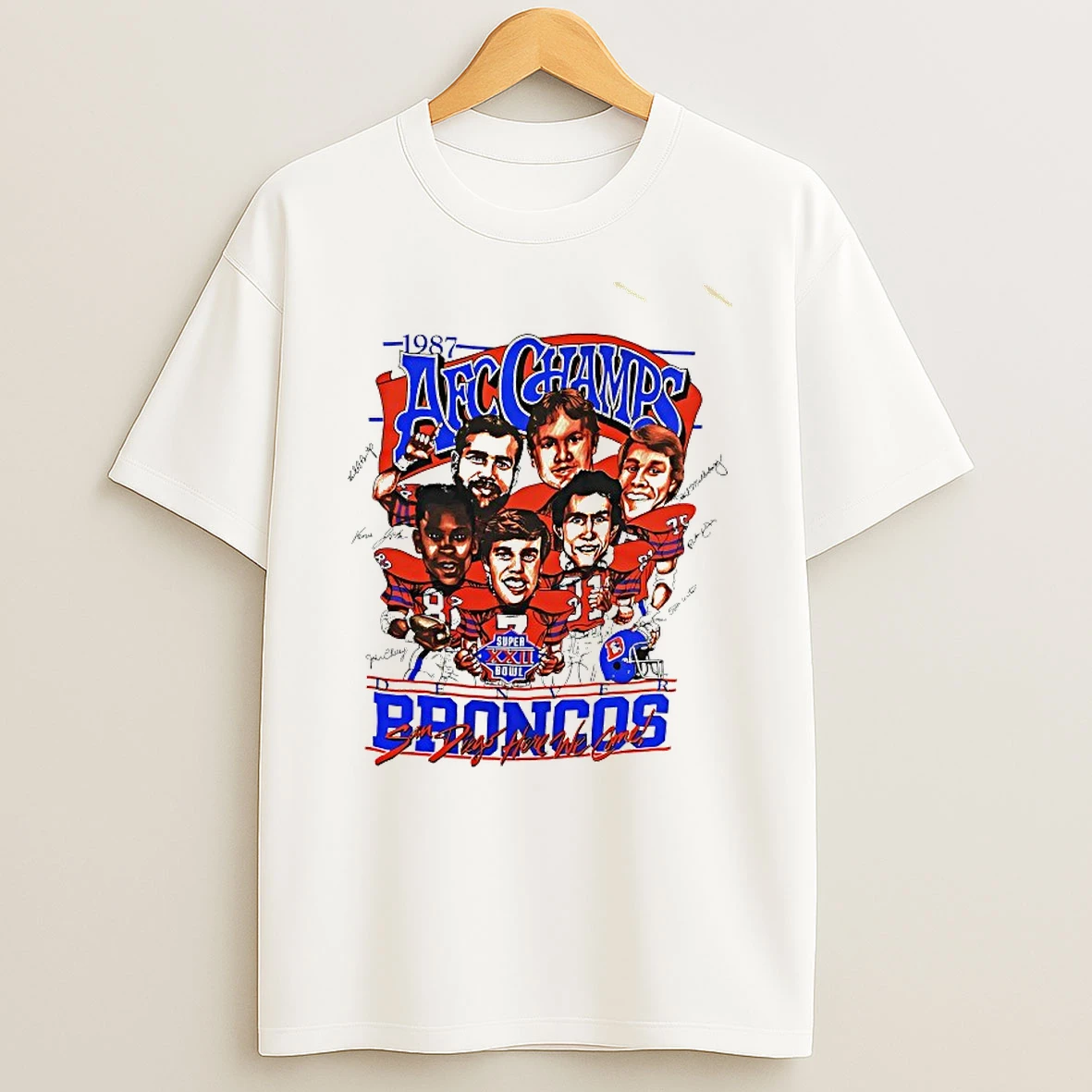 Denver Broncos 1987 Afc Champs Vintage Shirts