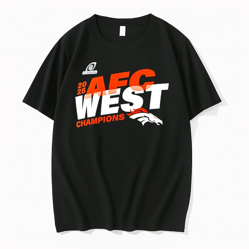 Denver Broncos 2025 Afc West Division Champions Conquer Shirts