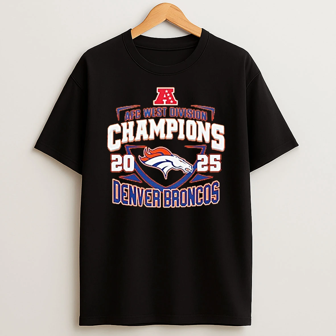 Denver Broncos 2025 Afc West Division Champions Logo Shirts