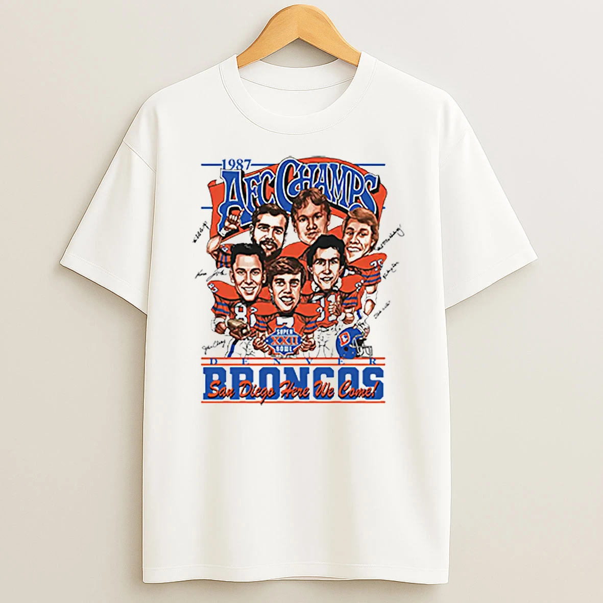 Denver Broncos Afc Champs 1987 Shirts