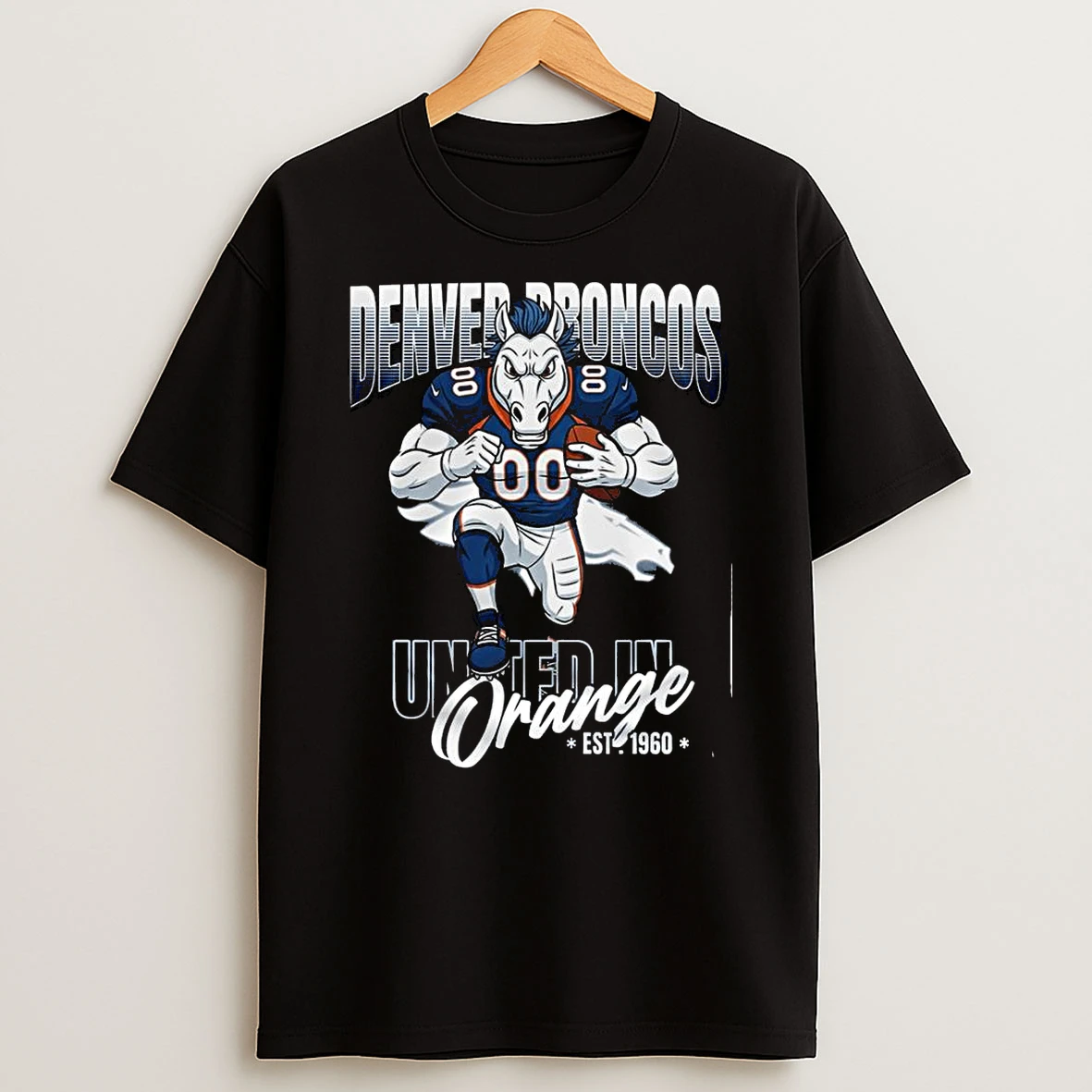 Denver Broncos Mascot United In Orange 2026 Shirts