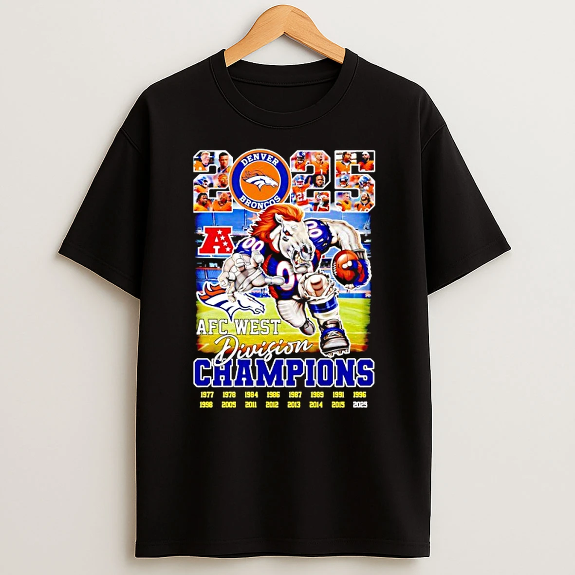 Denver Broncos Nfl 2025 Afc West Division Champions Shirts