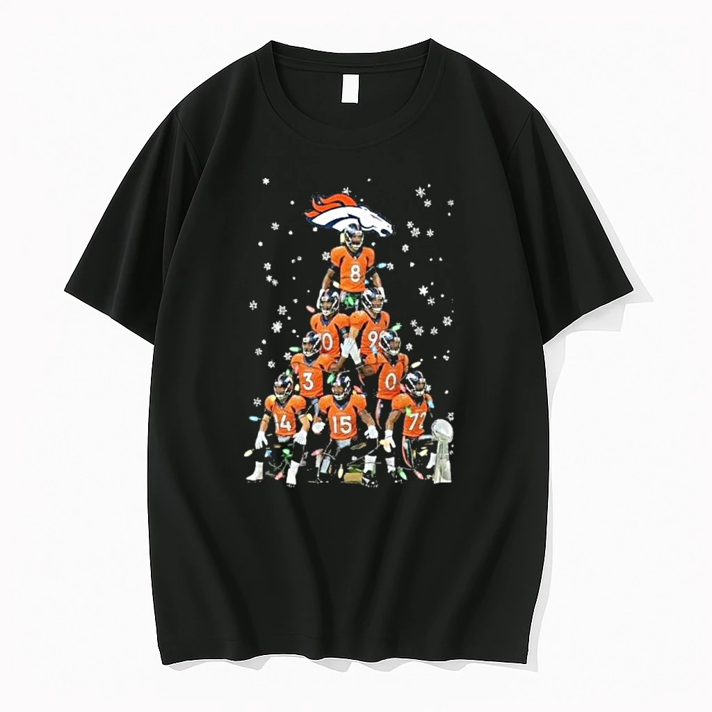 Denver Broncos Team Christmas Tree Shirts